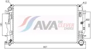 Kühler, Motorkühlung AVA QUALITY COOLING MS2446