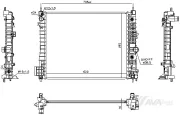 Kühler, Motorkühlung AVA Clever Choice OL2754