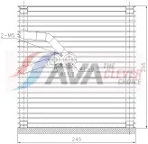 Verdampfer, Klimaanlage AVA QUALITY COOLING OLV759