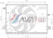 Lüfter, Motorkühlung 12 V AVA Clever Choice PE7441