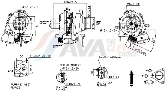 Kühler, Motorkühlung AVA QUALITY COOLING RTA2231 Bild Kühler, Motorkühlung AVA QUALITY COOLING RTA2231