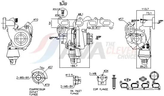 Wärmetauscher, Innenraumheizung AVA QUALITY COOLING VN6173 Bild Wärmetauscher, Innenraumheizung AVA QUALITY COOLING VN6173