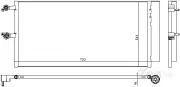 Kondensator, Klimaanlage AVA Clever Choice VO5309D