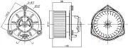 Innenraumgebläse 12 V AVA Clever Choice VO8308
