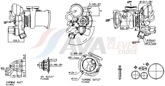Kühler, Motorkühlung AVA QUALITY COOLING VNA2188 Bild Kühler, Motorkühlung AVA QUALITY COOLING VNA2188