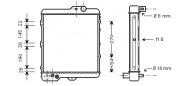 Kühler, Motorkühlung AVA QUALITY COOLING AI2002