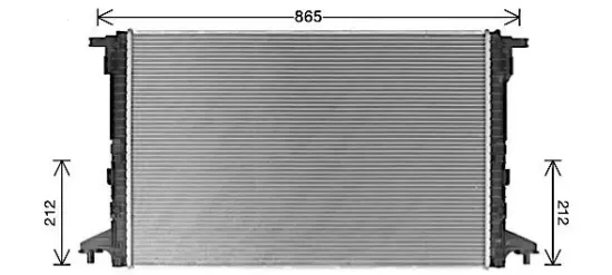 Kühler, Motorkühlung AVA QUALITY COOLING AI2440 Bild Kühler, Motorkühlung AVA QUALITY COOLING AI2440