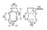 Ölkühler, Motoröl AVA QUALITY COOLING AI3403