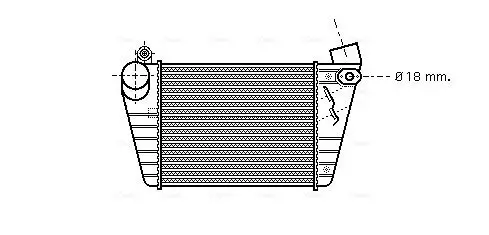 Ladeluftkühler AVA QUALITY COOLING AI4185