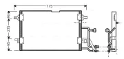 Kondensator, Klimaanlage AVA QUALITY COOLING AI5116