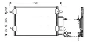 Kondensator, Klimaanlage AVA QUALITY COOLING AI5140