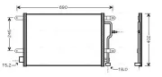 Kondensator, Klimaanlage AVA QUALITY COOLING AI5199