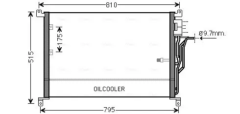 Kondensator, Klimaanlage AVA QUALITY COOLING AI5301