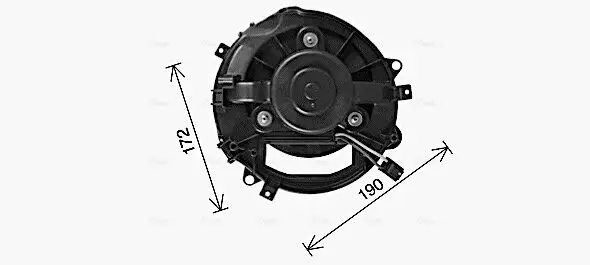 Innenraumgebläse 12 V AVA QUALITY COOLING AI8445