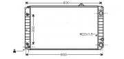 Kühler, Motorkühlung AVA QUALITY COOLING AIA2099