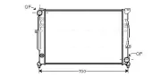 Kühler, Motorkühlung AVA QUALITY COOLING AIA2124