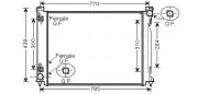 Kühler, Motorkühlung AVA QUALITY COOLING AIA2232