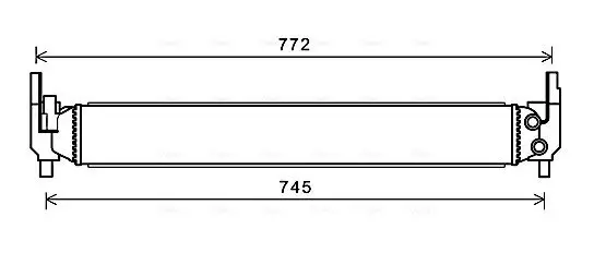 Kühler, Motorkühlung AVA QUALITY COOLING AIA2346