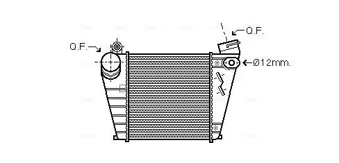 Ladeluftkühler AVA QUALITY COOLING AIA4200