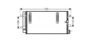 Kondensator, Klimaanlage AVA QUALITY COOLING AIA5297D