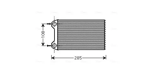 Wärmetauscher, Innenraumheizung AVA QUALITY COOLING AIA6223 Bild Wärmetauscher, Innenraumheizung AVA QUALITY COOLING AIA6223