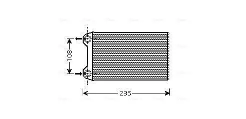 Wärmetauscher, Innenraumheizung AVA QUALITY COOLING AIA6254 Bild Wärmetauscher, Innenraumheizung AVA QUALITY COOLING AIA6254