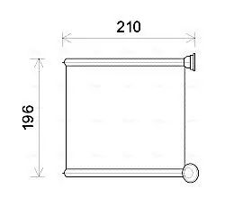 Wärmetauscher, Innenraumheizung AVA QUALITY COOLING AIA6385 Bild Wärmetauscher, Innenraumheizung AVA QUALITY COOLING AIA6385