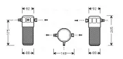 Trockner, Klimaanlage AVA QUALITY COOLING AID032