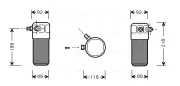 Trockner, Klimaanlage AVA QUALITY COOLING AID153