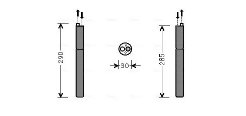 Trockner, Klimaanlage AVA QUALITY COOLING AID298