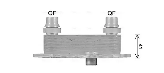 Ölkühler, Motoröl AVA QUALITY COOLING AL3152 Bild Ölkühler, Motoröl AVA QUALITY COOLING AL3152