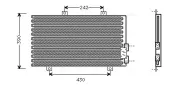 Kondensator, Klimaanlage AVA QUALITY COOLING AL5063