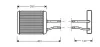 Wärmetauscher, Innenraumheizung AVA QUALITY COOLING AL6073
