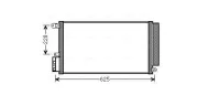 Kondensator, Klimaanlage AVA QUALITY COOLING ALA5115D