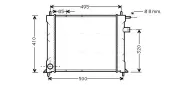 Kühler, Motorkühlung AVA QUALITY COOLING AU2110