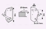 Ölkühler, Motoröl AVA QUALITY COOLING BW3558