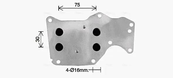 Ölkühler, Automatikgetriebe AVA QUALITY COOLING BW3621