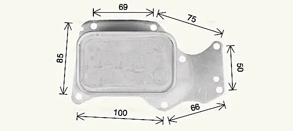 Ölkühler, Motoröl AVA Clever Choice BW3621