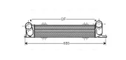 Ladeluftkühler AVA QUALITY COOLING BWA4538