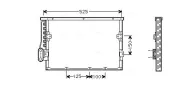 Kondensator, Klimaanlage AVA QUALITY COOLING BW5191