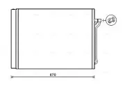 Kondensator, Klimaanlage AVA QUALITY COOLING BW5409D