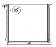 Kondensator, Klimaanlage AVA QUALITY COOLING BW5474D