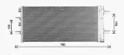Kondensator, Klimaanlage AVA Clever Choice BW5617D