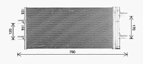 Kondensator, Klimaanlage AVA Clever Choice BW5617D Bild Kondensator, Klimaanlage AVA Clever Choice BW5617D