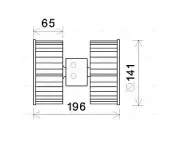 Innenraumgebläse 12 V AVA QUALITY COOLING BW8475