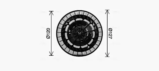 Innenraumgebläse 12 V AVA QUALITY COOLING BW8610 Bild Innenraumgebläse 12 V AVA QUALITY COOLING BW8610