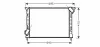 Kühler, Motorkühlung AVA QUALITY COOLING BWA2307
