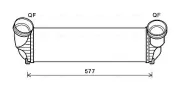Ladeluftkühler AVA QUALITY COOLING BWA4543