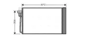 Kondensator, Klimaanlage AVA QUALITY COOLING BWA5267D