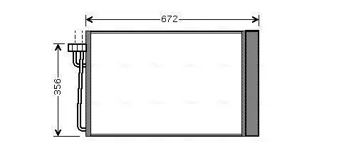 Kondensator, Klimaanlage AVA QUALITY COOLING BWA5267D Bild Kondensator, Klimaanlage AVA QUALITY COOLING BWA5267D